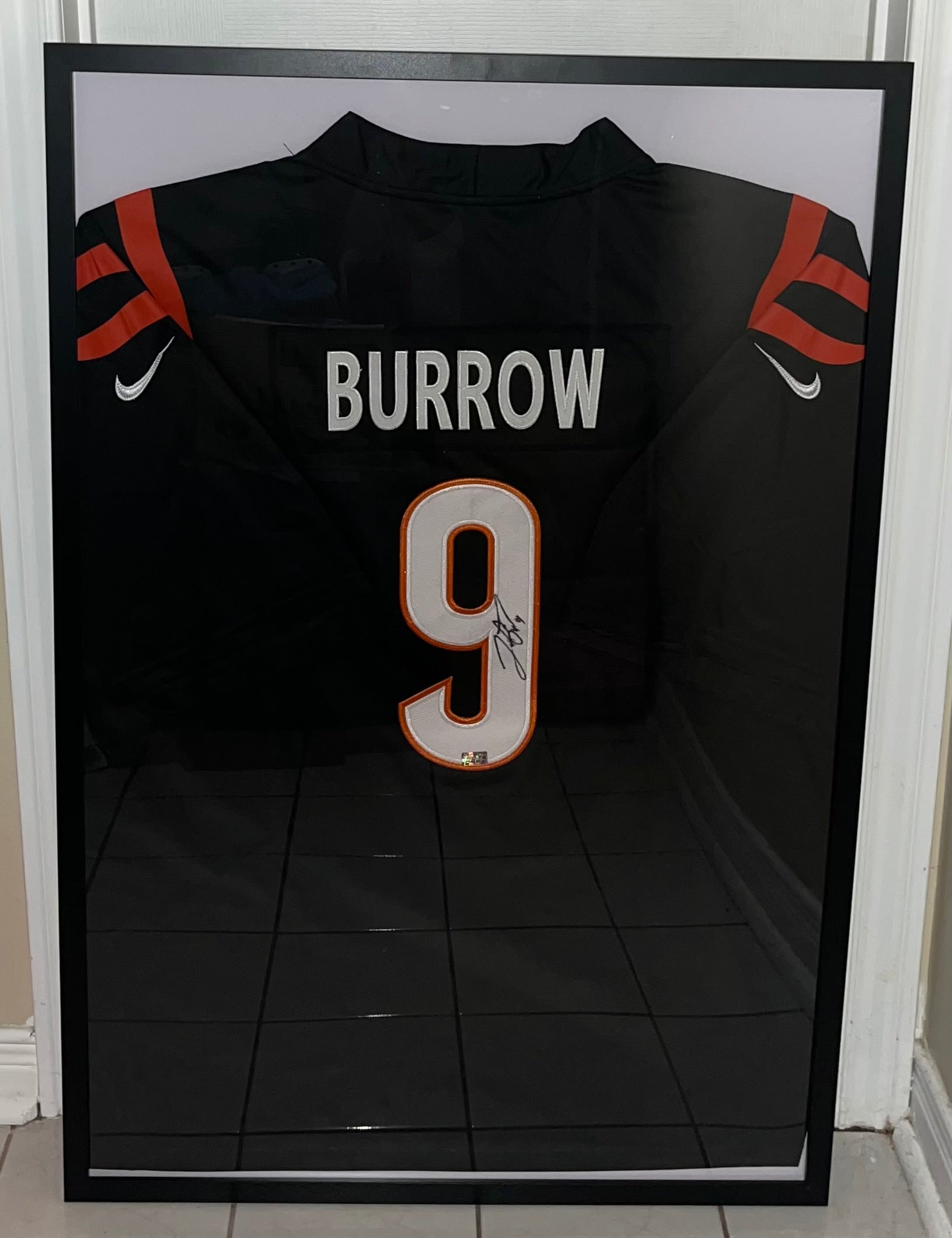 Signed Burrow Bengals Jersey
