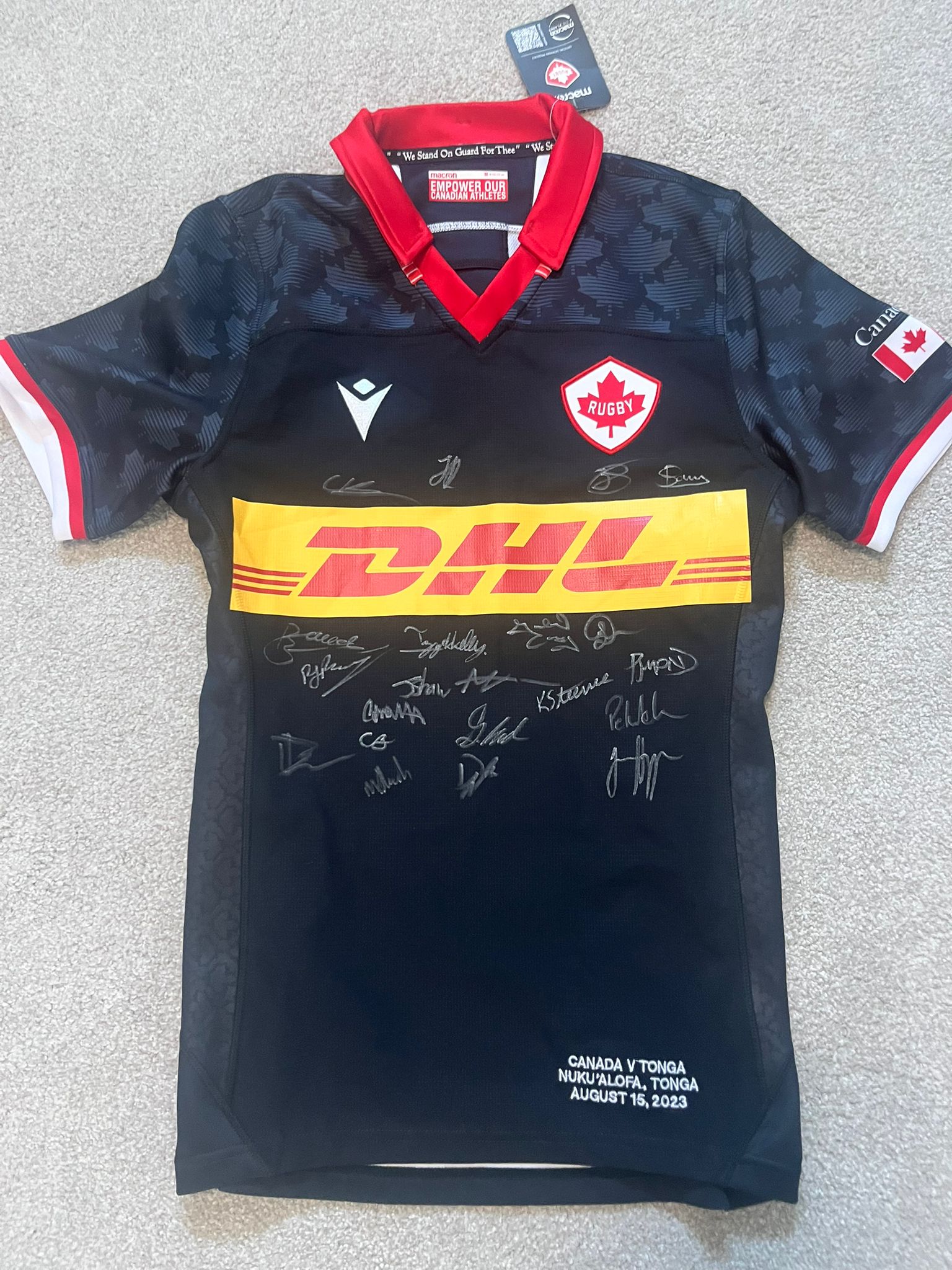 Rugby Canada : Men's Signed Jersey