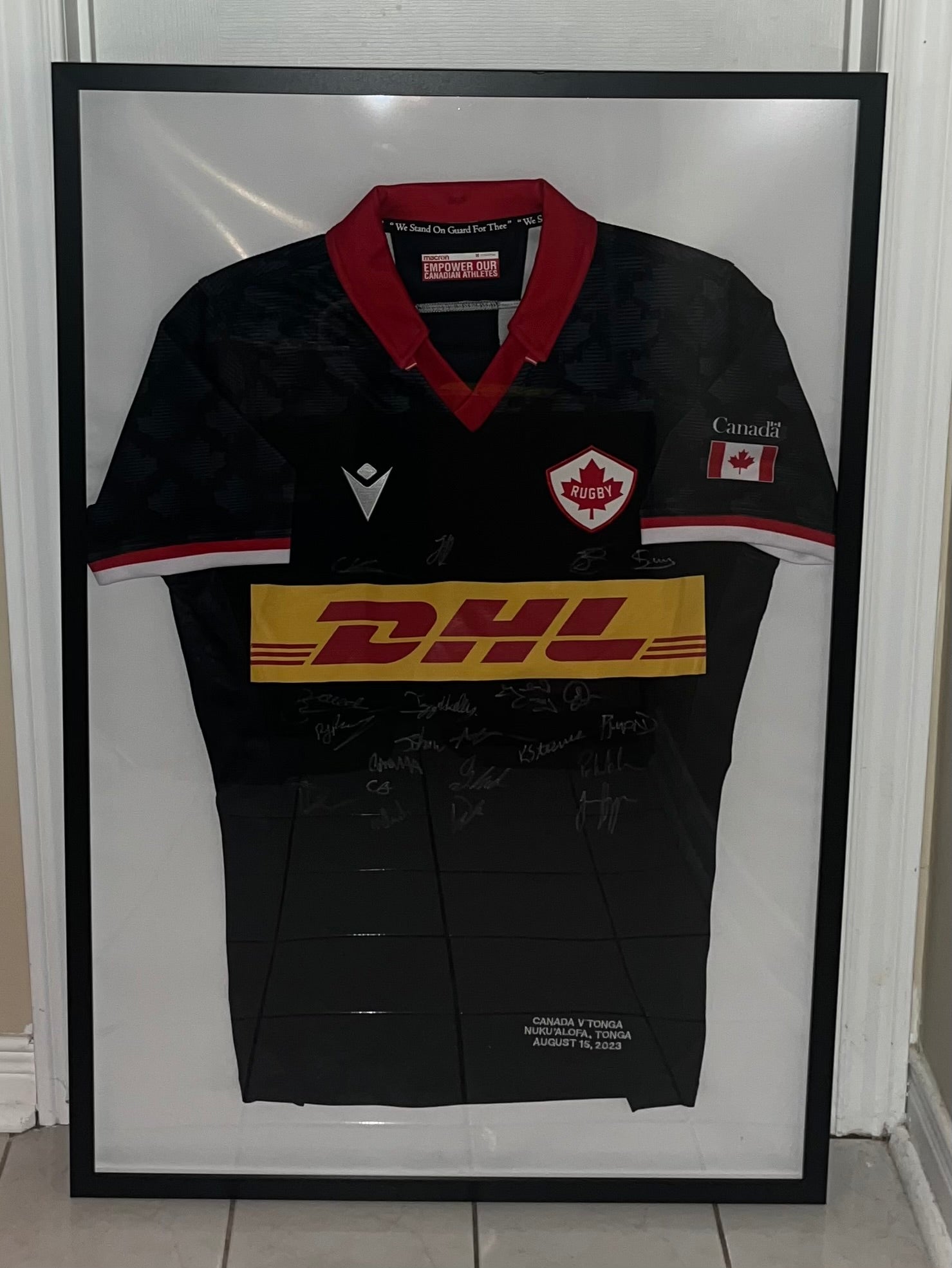 Rugby Canada : Men's Signed Jersey