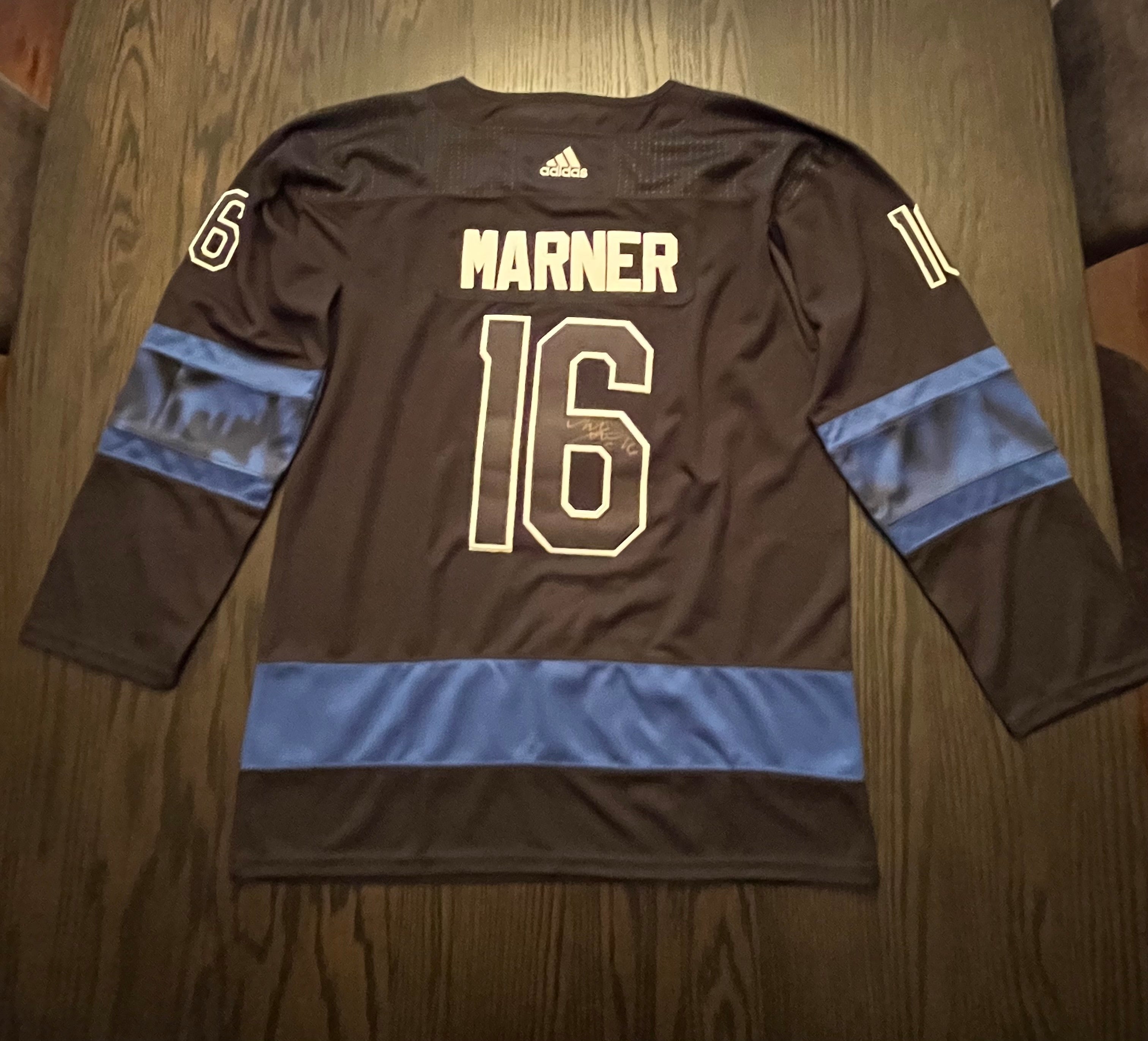 Signed Marner Leafs Jersey