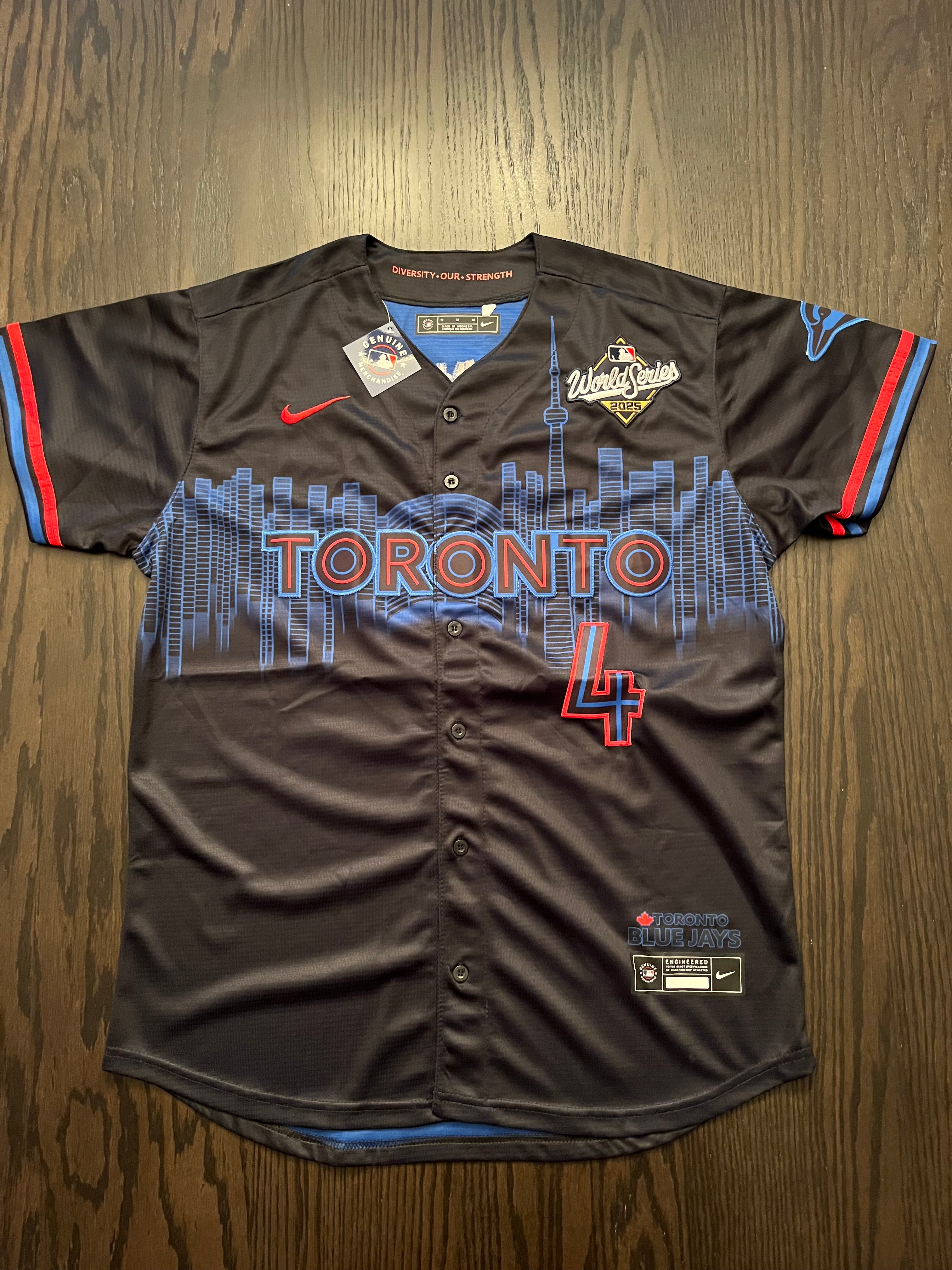 Signed Springer Toronto Blue Jays Jersey