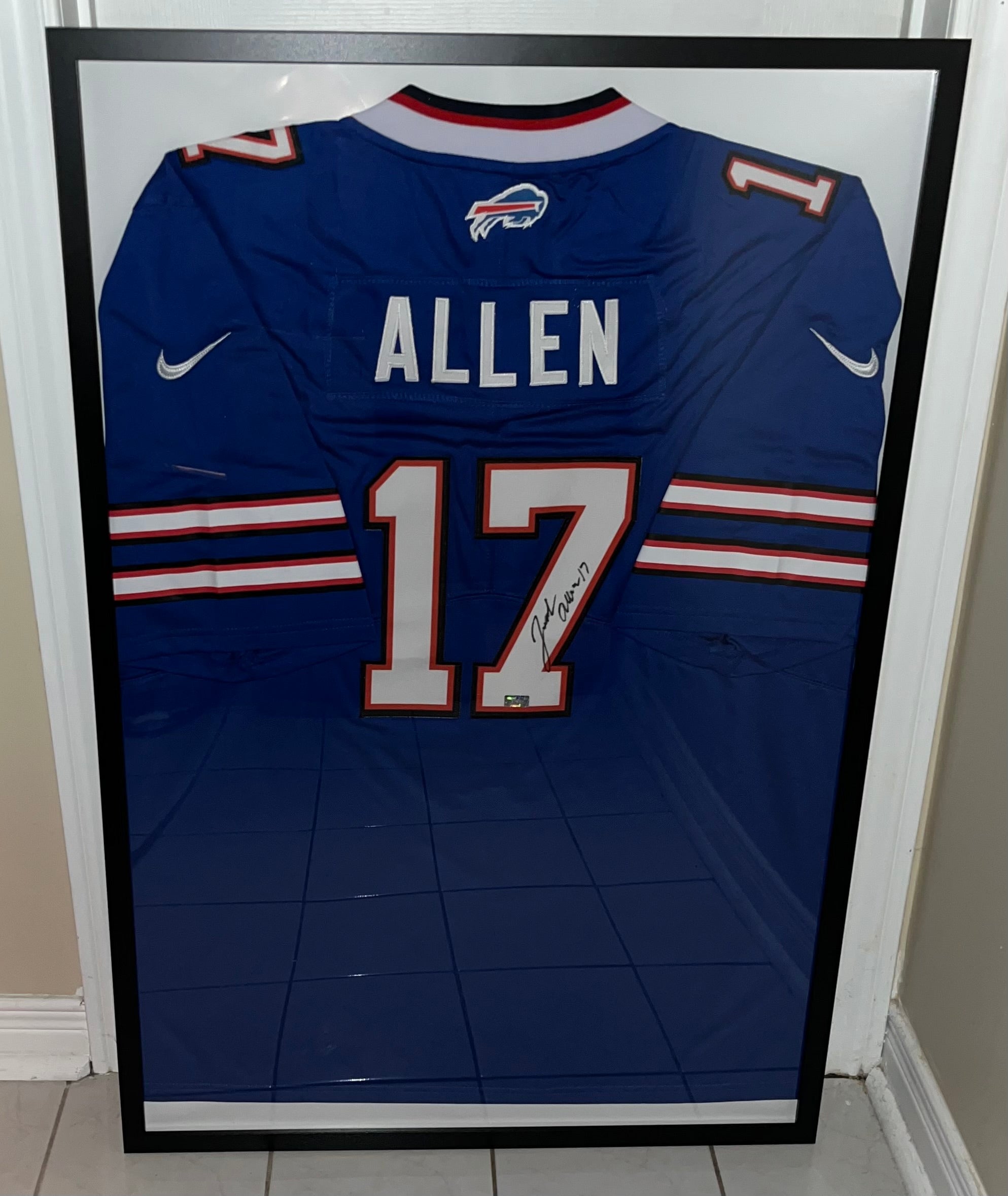 Signed Allen Buffalo Bills Jersey