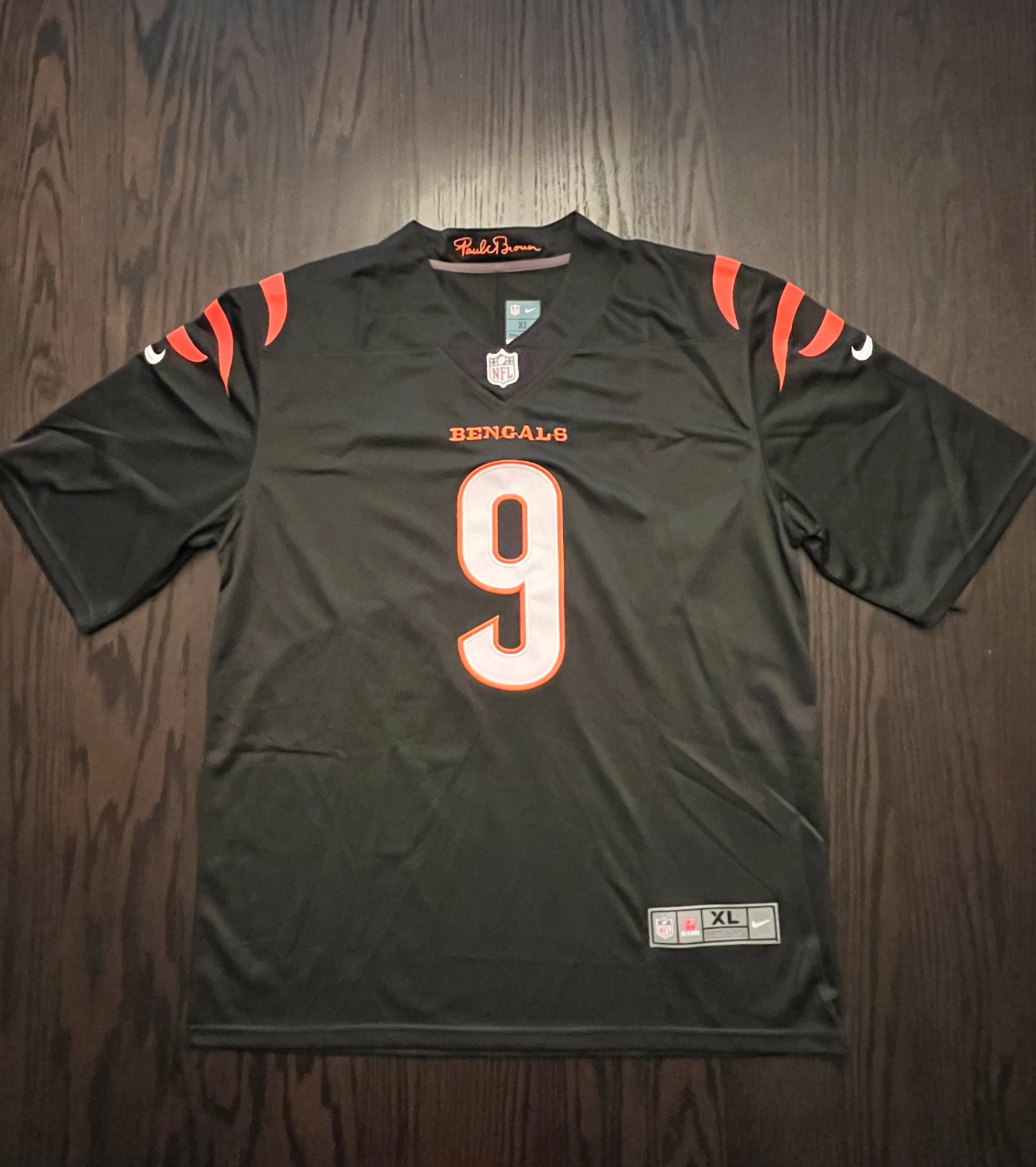 Signed Burrow Bengals Jersey